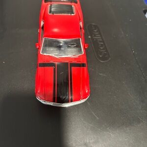 Sporty Red and Black Toy Car